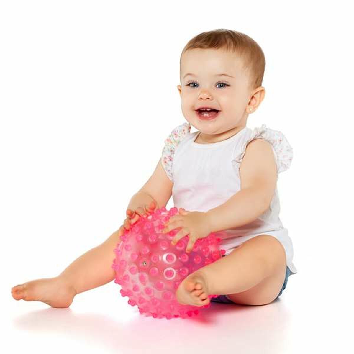 Osjetilna loptica Moltó 20 cm Roza